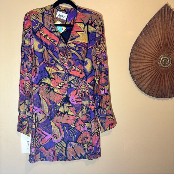 Acko International vintage skirt set - Picture 3 of 9